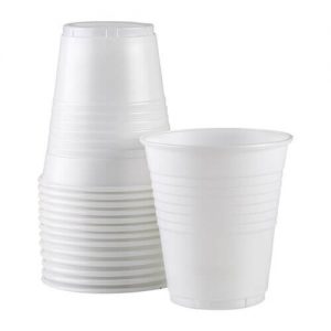 Disposable Plastic White Cups