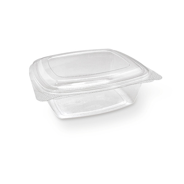 PET Hinged Rectangle Container 48oz